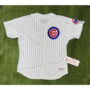 CHICAGO CUBS MLB ALFONSO SORIANO #12 Baseball MAJESTIC Jersey Sz 60 MLB
